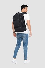 Resim Classone BP-IT900 Benevento Serisi 15,6"Su Geçirmez Kumaş,Su Geçirmez Fermuar, Laptop,Notebook Sırt Çantası-Siyah 