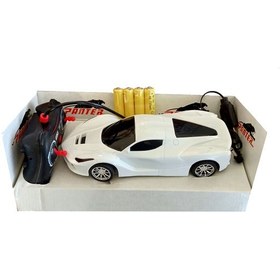 Resim Beyaz Şarjlı Full Fonksiyon Uzaktan Kumandalı Yarış Arabası 1:20 Panter Beyaz 