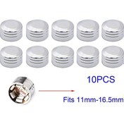 Resim Honmex 10 Adet Harley Davidson İçin Cnc Alüminyum Bolt Kapağı - 11-16.5mm, Motor Bike Rakam Korumalı Kapaçıklar, Siyah/krom Renk Seçeneği 