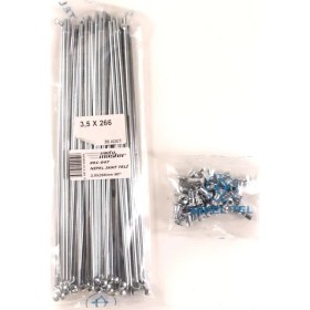 Resim MotoMaster Universal Nipel Jant Teli 3,5X266Mm 90°-Yamaha Kros 