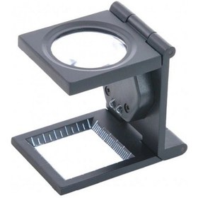 Resim -25x25 Mm Full Çelik Kaplı Katlamalı Büyüteç Th-9005b 