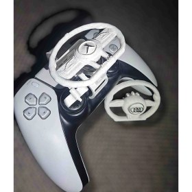 Resim Salıncak Ps5 Mini Direksiyon Tek Kasa Çift Direksiyon (Tam Ölçü) BEYAZ 