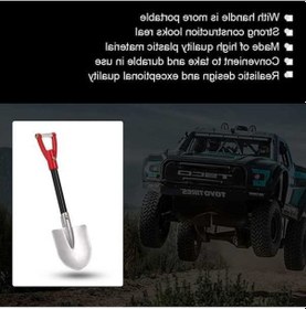 Resim Flybuy Wrait Rock Rc Mufunye Kürek İçin Gerçekçi F350 Dayanıklı D90 D110 Crawler Cr01 Cc01 Alüminyum Aksesuar 1/10 - Ty 
