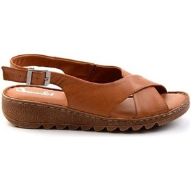 Resim Taba Leather Kadın Sandalet K05087404103 Taba 