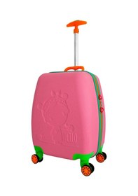 Resim Wextaa Çocuk Valizi - Pembe Çok Renkli 