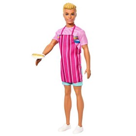 Resim Barbie Mysteries Beach Detectives Ken - Aksesuarları JFV65 