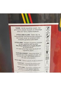 Resim Silikonlu İç Cephe Boyası 1. Kalite İtaly Boya 20 Kg 20 L 