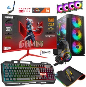 Resim Zeiron Zgx25 AMD Ryzen 5 3600 23.8" 32 GB RAM 512 GB SSD 4 GB RX 550 FreeDOS Oyuncu Bilgisayarı 