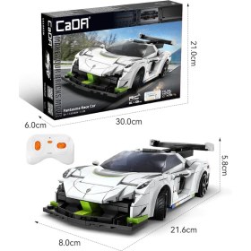 Resim Cada Uzaktan Kumandalı Fantasma Yarış Arabası Yapı Blokları 22 cm 322 Parça Rc Çift Modlu 