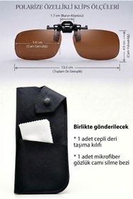 Resim Belletti Polarize Güneş Gözlük Klipsi (Gözlük Fiyata Dahil Değil) epk11 