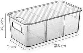 Resim Online Kapında Lüks 7'li Akrilik Kapaklı Kutulu Kahvaltılık SaklamaKabıŞeffaf Kahvaltılık PiknikSeti Beyaz 