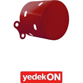 Resim Akis Tası Uzun & Kısa Kırmızı Boyalı 