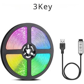 Resim App Kontrollü Ve 44key Uzaktan Kumandalı 5050rgb Parti Atmosferi Işıkları 3key-5m 