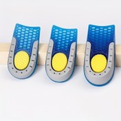 Resim Topuk yüksekliği artırıcı, yumuşak, rahat, elastik, yorucu değil. İç yükseklik artırıcı ped, silikon iç ped, görünmez spor şok emici tabanlık 