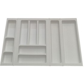 Resim Mutfak, Modüler Kaşıklık Seti, Beyaz, 64 x 48 cm (Enden-Boydan 3,5 cm Kesilebilir) 