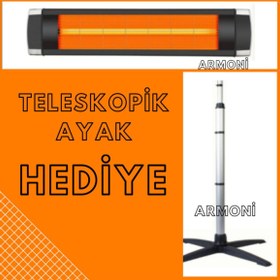 Resim Rosh 2300 W. Duvar Ve Ayaklı, Micatronik, Ayak Hediyeli, Isıtıcı 