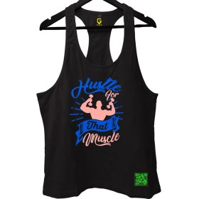 Resim Top Glory Hustle Fitness Gym Tank Top Sporcu Atleti 