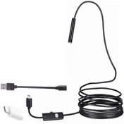 Resim Go İthalat 3IN1 MICRO USB+TYPE-C+USB A) ANDROID UYUMLU 8 MM IŞIKLI 5 METRE ENDOSKOP YILAN KAMERA (5224) 