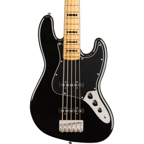 Resim Squier Classic Vibe '70s Jazz Bass V 5 Telli Bas Gitar - Black / Maple 