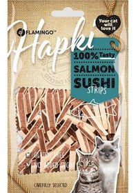 Resim Flamingo Hapki Somon Ve Alabalıklı Glutensiz Şerit Kedi Ödülü 85 G 