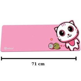 Resim Sevimli Kedi Klavye Mouse Masaüstü Matı Nd-mat Klavye Mouse Pad 