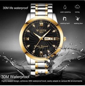 Resim Yunboo Wlısth Q351 Kadın Kol Saati - Paslanmaz Çelik Kordon, 30m Su Geçirmez, Akıllı Gündem/tarih Gösterimi, Akşam Görünürlüğü, Zirve Kol Saati Çok Renkli 