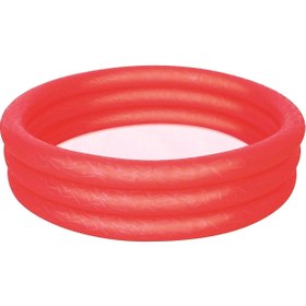 Resim BESTWAY 51025 YUVARLAK ÇOCUK KIRMIZI ŞİŞME HAVUZ 