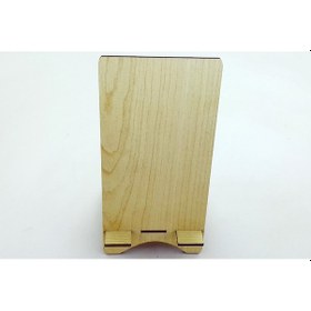 Resim Ahşap Kişiye Özel Telefon & Tablet Tutucu 