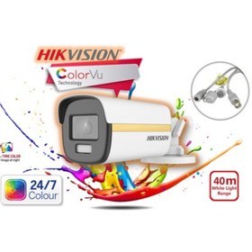 Resim Hikvision DS-2CE10DF0T-PF 2 MP ColorVu Mini IR Bullet Kamera 3.6 MM 