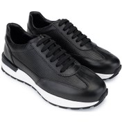 Resim Tamer Tanca Erkek Hakiki Deri Siyah Sneakers & Spor Ayakkabı 1093 074 Erk Ayk Y25 Sıyah Siyah 