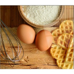 Resim Olinpa Cam Ocak Arkası Koruyucu | Krep Desenli 