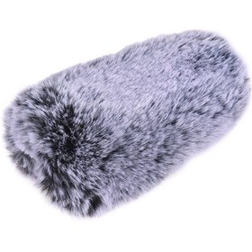 Resim Neevoyu 18cm Uzun Tavşan Tüyü Mikrofon Rüzgar Koruması - Rüzgar Ve Ortam Gürültüsünü Azaltır - Rode Videomic Pro/pro-r, Boya Bm3030/3031/3032 Uyumlu 