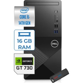 Resim Dell Vostro 3020MT Intel Core I5 14400 16GB 2tb SSD 4GB/GT730 Freedos Masaüstü Bilgisayar ZTN2042VDT3020MTGF109+ZETTAUSBBELLEK 