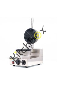 Resim Kitchbox Ticari Endüstriyel Liege Kalp Waffle Makinesi 