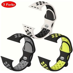 Resim Gaojunshop01 3 Paket 49mm 46mm 45mm 44mm 42mm İwatch Uyumlu Silikon Spor Kordon 