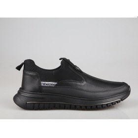 Resim Marcomen 14086 Hakiki Deri Siyah Erkek Günlük Ayakkabı Siyah 