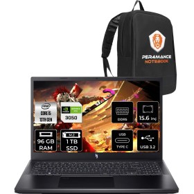 Resim Acer Nitro V 15 Intel Core I5 13420H 96GB 1tb SSD RTX3050/6GB 144Hz 15.6" Fhd Fdos Taşınabilir Bilgisayar NH.QNCEY.002 & Per4 Çanta NHQNCEY002P338 