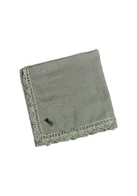 Resim Mim Eşarp Enba Pamuklu İğne Oyalı Namaz Ve Mevlüt Örtüsü 110x110 Cm Koyu Vizon 