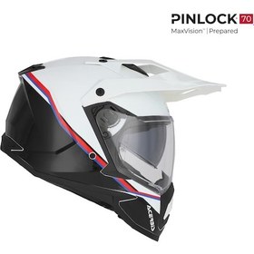 Resim Acerbis Assault Graphıc 22-06 Kask Siyah Beyaz Siyah - Beyaz 