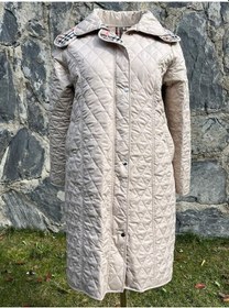 Resim Baharlık Kapitone Mont A. Bej Büyük Beden 105cm Çok Renkli 