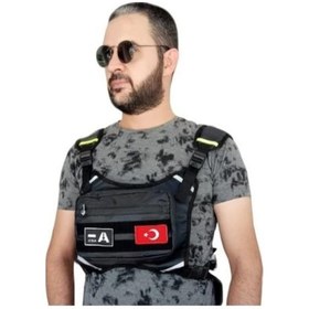 Resim Bike Sky Motobros Motorcu Göğüs Çantası Reflektörlü Su Geçirmez Kan Grubu A- 