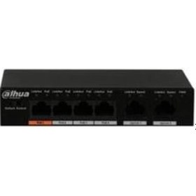 Resim Dahua PFS3006-4GT-60-V2 4 Port Gigabit Poe 10/100/1000 Switch 