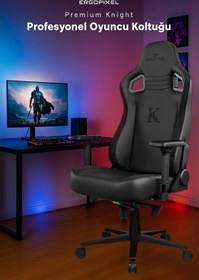 Resim Ergopixel 'rampage Bemol Yayıncı Mikrofonu Hediyeli ^'premium Oyuncu Koltuğu Knight 4d Kolçak Frog Mekanizma 