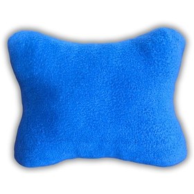 Resim Mavi Polar Ortopedik Araç Oto Koltuk Seyahat Boyun Yastığı/ Tekli 