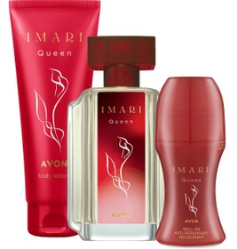 Resim Avon Imari Queen Kadın Parfüm Rollon ve Vücut Losyounu Paketi 