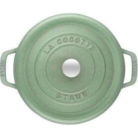 Resim Staub La Cocotte 24 cm 3,7 lt Adaçayı Yuvarlak Döküm Tencere - 405053640 