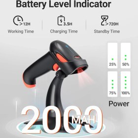 Resim Tera HW0002 Kablosuz Barkod Okuyucu, 1d/2d/qr Kod Tarayıcı, Bluetooth/2.4g/usb 3’ü 1 Arada, Titreşim Uyar 