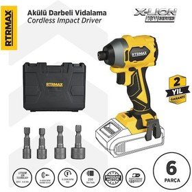 Resim Rtrmax RTX3050B Şarjlı Torklu Vidalama Kömürsüz 230Nm - Akü Hariç 