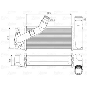 Resim TURBO RADYATÖRÜ TOYOTA AURIS 1,4 D4D 2007-2012 