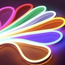 Resim 12 V Neon LED 1 Metre (Kumanda Modülü ve Trafo Hariç) (PEMBE, 3 METRE) 
